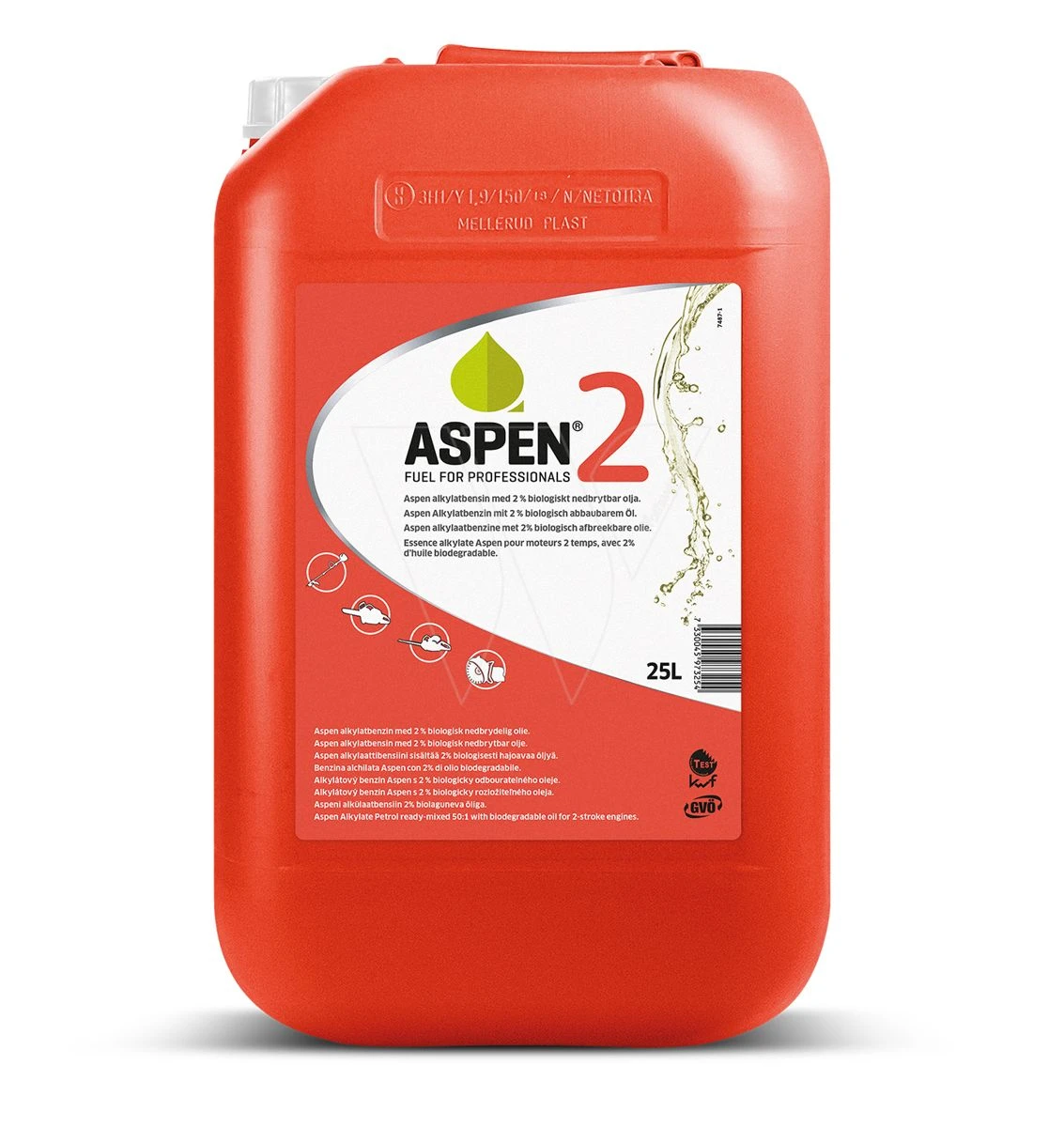 Aspen 2-takt Brandstof 25 Ltr 1 Aspen 2-takt Brandstof 25 Ltr