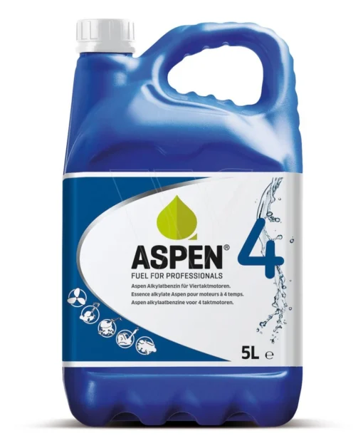 Aspen 4-takt Brandstof 5 Liter -Exporteren Tuin Bouw Tool Winkel Aspen4 Can 5 liter